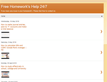 Tablet Screenshot of home-work-help.blogspot.com