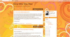 Desktop Screenshot of annawhowasmad.blogspot.com
