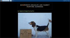 Desktop Screenshot of mooreboysbeagles.blogspot.com