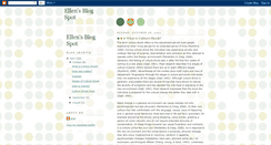 Desktop Screenshot of ellensocialblog.blogspot.com