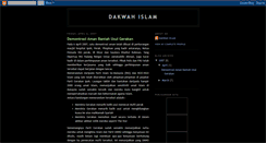 Desktop Screenshot of dakwah-islam.blogspot.com