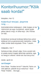 Mobile Screenshot of kontorihuumor.blogspot.com