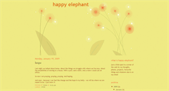 Desktop Screenshot of myhappyelephant.blogspot.com