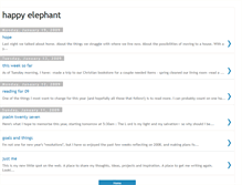 Tablet Screenshot of myhappyelephant.blogspot.com