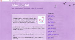 Desktop Screenshot of alizejoyful.blogspot.com