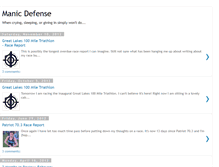 Tablet Screenshot of manicdefense.blogspot.com