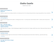Tablet Screenshot of gladissgazelle.blogspot.com