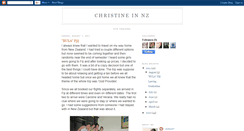 Desktop Screenshot of christinenz.blogspot.com