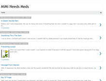 Tablet Screenshot of mimineedsmeds.blogspot.com