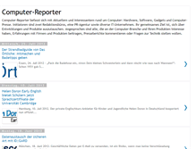 Tablet Screenshot of computer-reporter.blogspot.com