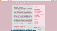 Desktop Screenshot of haplessromantic.blogspot.com