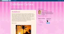 Desktop Screenshot of cotidianocariocaa.blogspot.com