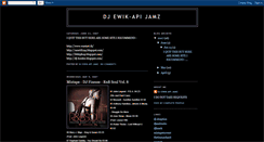 Desktop Screenshot of dj-ewikjamz.blogspot.com