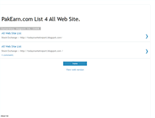 Tablet Screenshot of pakearnpages.blogspot.com