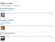 Tablet Screenshot of dollarstoyen.blogspot.com