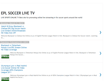 Tablet Screenshot of eplsoccerlivetv.blogspot.com