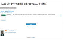 Tablet Screenshot of footballmillion.blogspot.com