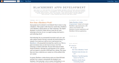 Desktop Screenshot of blackberryappsdevelopment.blogspot.com