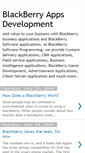Mobile Screenshot of blackberryappsdevelopment.blogspot.com