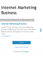 Mobile Screenshot of internet-mktgbusiness.blogspot.com
