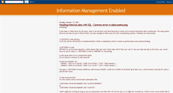 Desktop Screenshot of information-management-enabled.blogspot.com