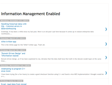 Tablet Screenshot of information-management-enabled.blogspot.com