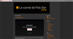 Desktop Screenshot of lecarnetdepolosan.blogspot.com