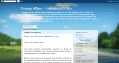 Desktop Screenshot of foreign-affairs-world-policy.blogspot.com