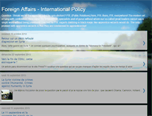 Tablet Screenshot of foreign-affairs-world-policy.blogspot.com