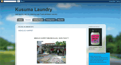 Desktop Screenshot of kusumalaundry.blogspot.com