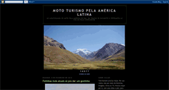 Desktop Screenshot of mototurismoamericalatina.blogspot.com