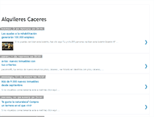 Tablet Screenshot of alquilerescaceres.blogspot.com