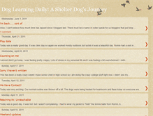 Tablet Screenshot of dogslearningtolearn.blogspot.com