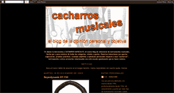 Desktop Screenshot of cacharrosmusicales.blogspot.com