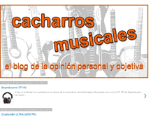 Tablet Screenshot of cacharrosmusicales.blogspot.com