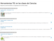 Tablet Screenshot of cursocienciastic.blogspot.com