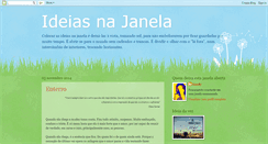 Desktop Screenshot of ideiasnajanela.blogspot.com