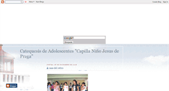 Desktop Screenshot of catequesisdeadolescentes.blogspot.com