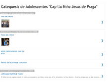 Tablet Screenshot of catequesisdeadolescentes.blogspot.com