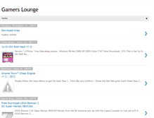 Tablet Screenshot of facebok-gamers-lounge.blogspot.com