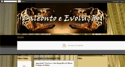 Desktop Screenshot of paleontoevolucao.blogspot.com