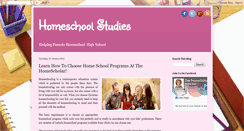 Desktop Screenshot of homeschoolstudy.blogspot.com