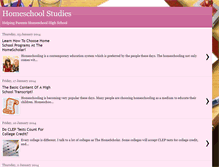 Tablet Screenshot of homeschoolstudy.blogspot.com