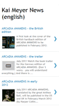 Mobile Screenshot of kai-meyer-english-news.blogspot.com