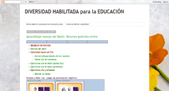 Desktop Screenshot of diversidadhabilitada.blogspot.com