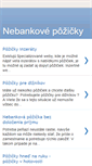 Mobile Screenshot of nebankove-pozicky.blogspot.com