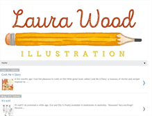 Tablet Screenshot of laurawoodillustration.blogspot.com