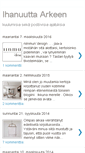 Mobile Screenshot of ihanuuttaarkeen.blogspot.com