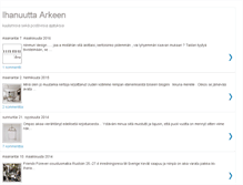 Tablet Screenshot of ihanuuttaarkeen.blogspot.com