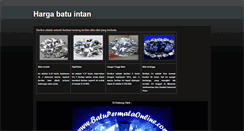 Desktop Screenshot of harga-batu-intan.blogspot.com